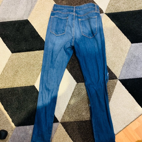 FashionNova beach bum jeans in medium blue wash - Picture 5 of 7